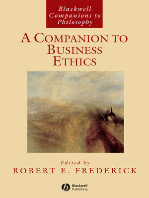 cover image of A Companion to Business Ethics